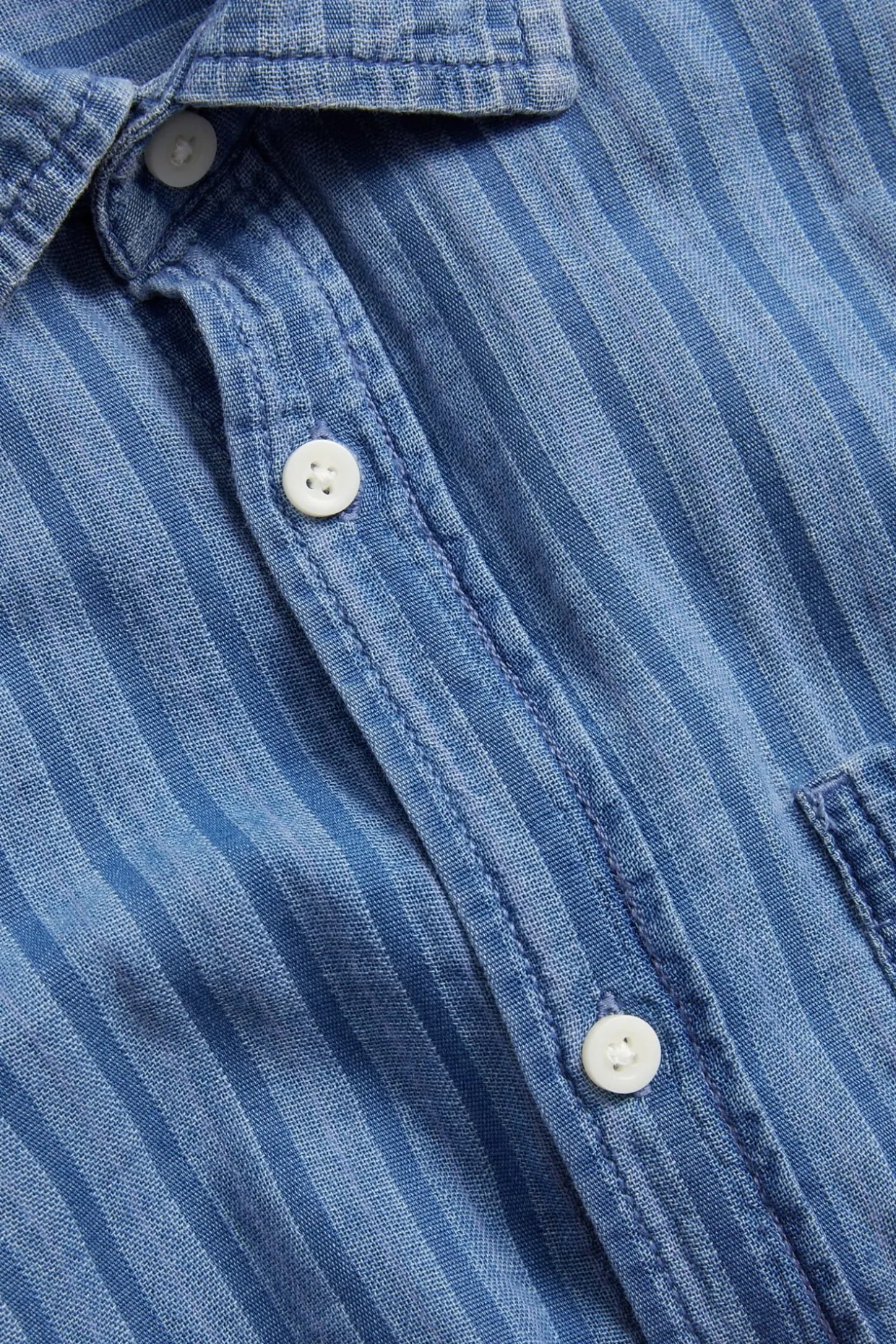 Kortärmad jeansskjorta