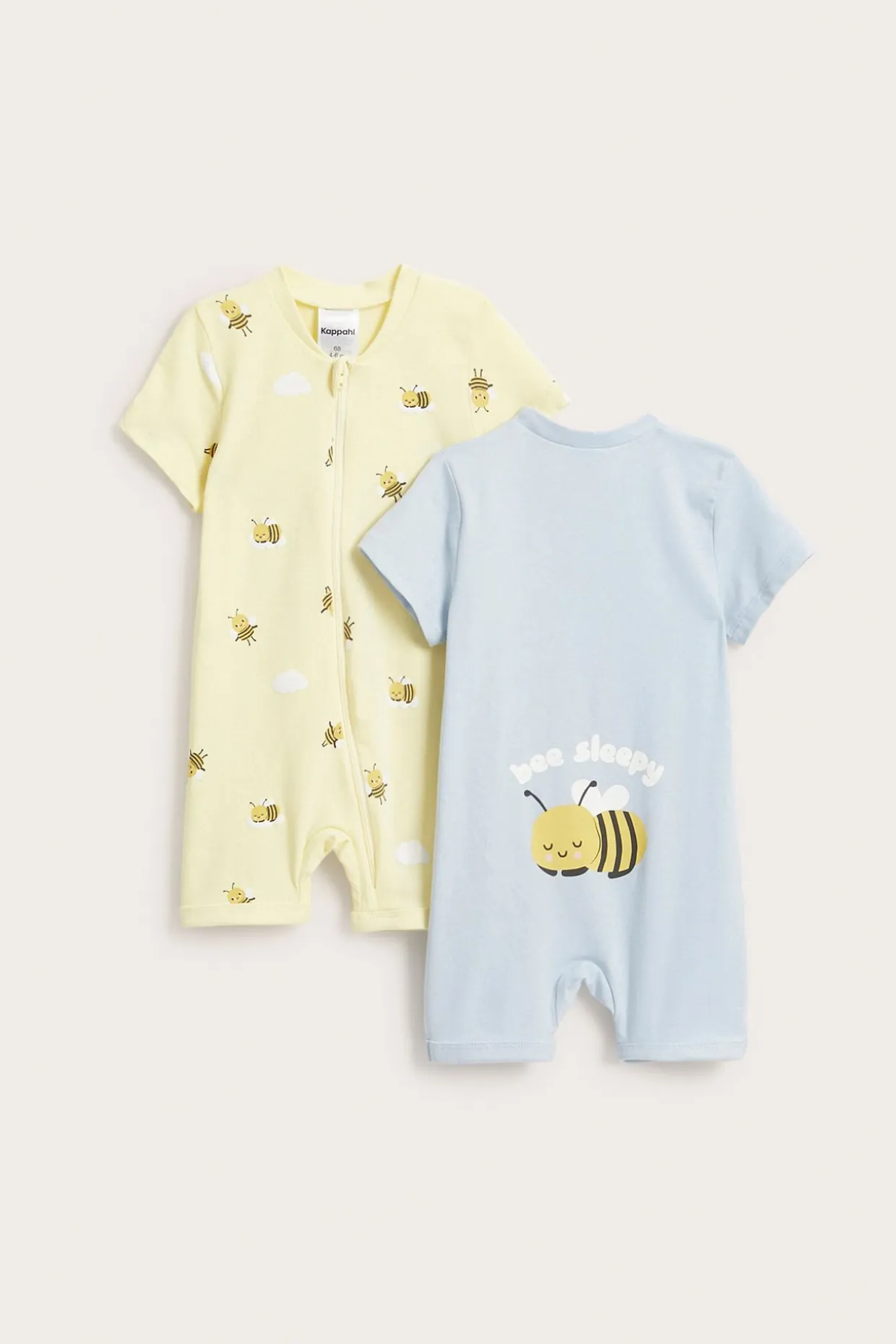 Kortärmad pyjamas i 2-pack