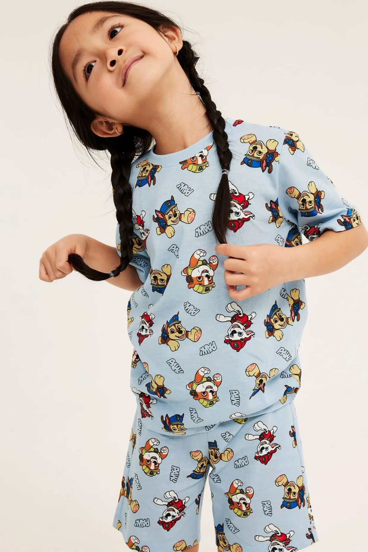 Kortärmad pyjamas Paw Patrol