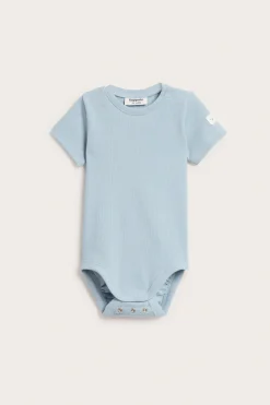Kortärmad ribbad body