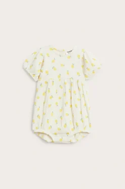Kortärmad romper med citroner