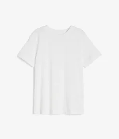 Kortärmad t-shirt i bomullstrikå
