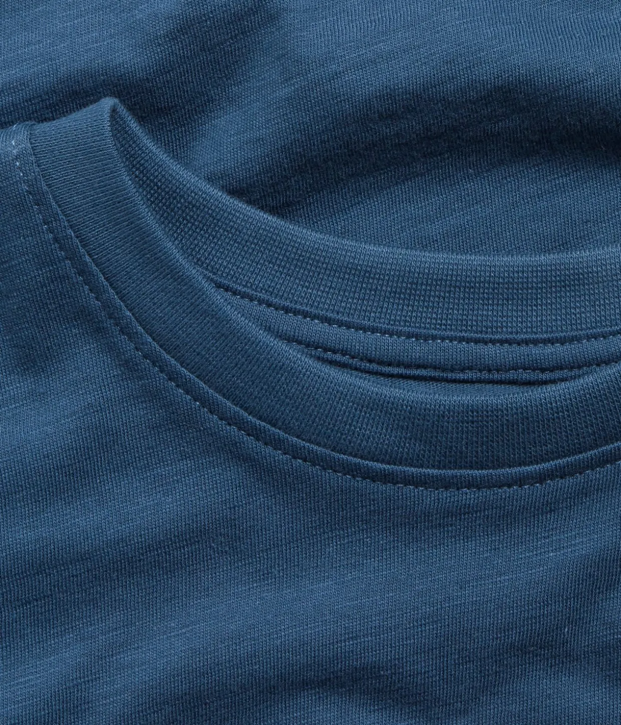 Kortärmad t-shirt i bomullstrikå