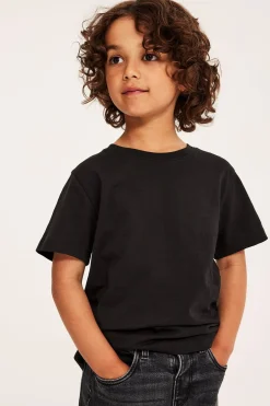 Kortärmad t-shirt i bomullstrikå
