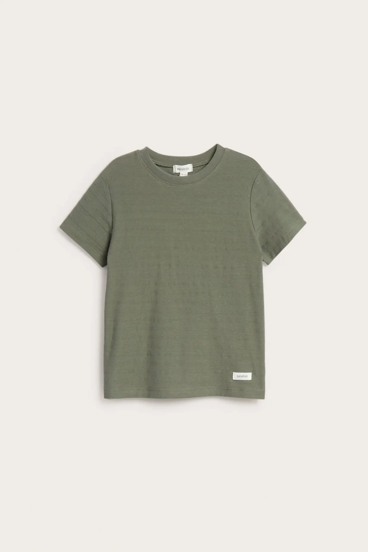 Kortärmad t-shirt med struktur