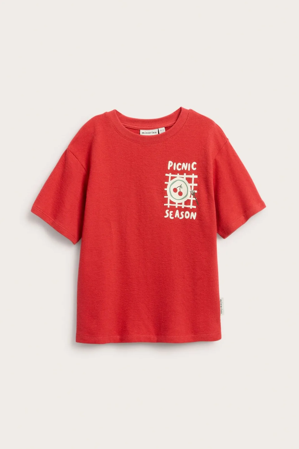 Kortärmad t-shirt med tryck