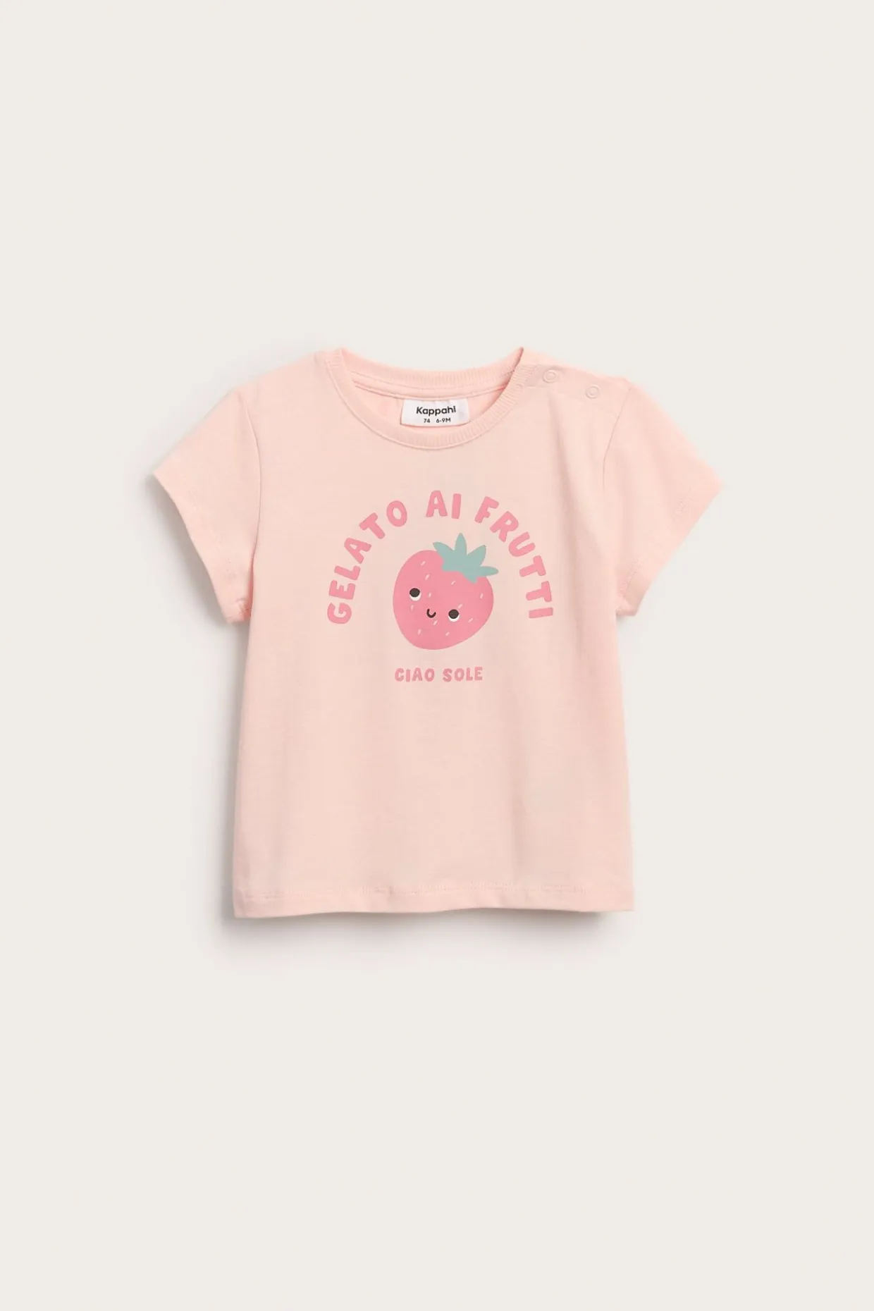 Kortärmad t-shirt med tryck