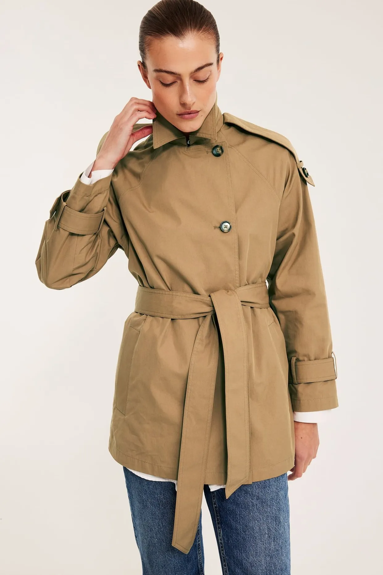 Kort trenchcoat