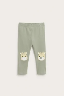 Leggings med applikation