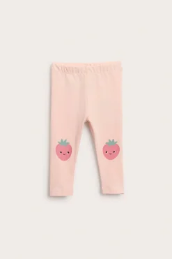 Leggings med applikation