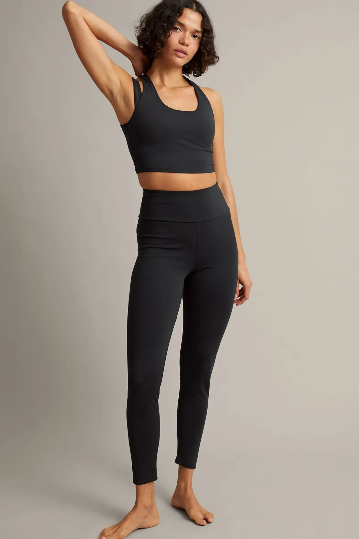Leggings med hög midja