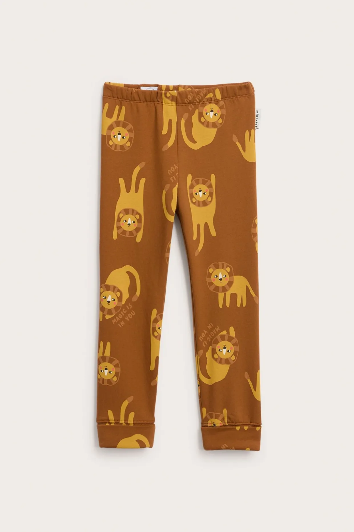 Leggings med lejonmönster