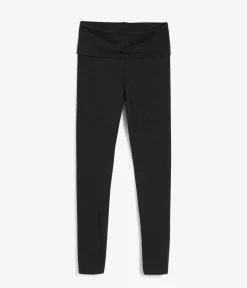 Leggings med nedvikbar midja