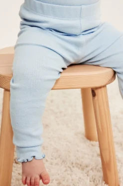 Leggings med pointelle mönster
