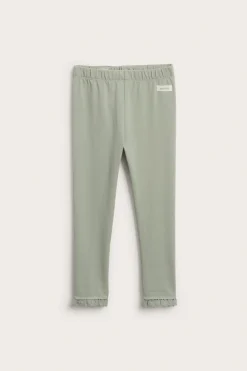 Leggings med spets