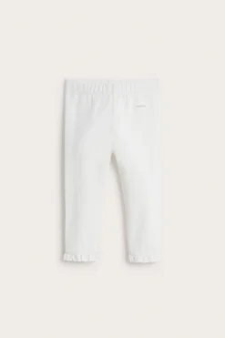 Leggings med spets