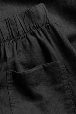 Linnebyxor barrel fit