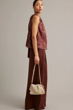 Linnebyxor wide fit