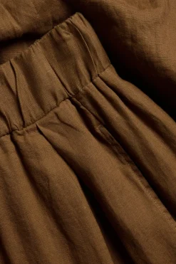 Linnebyxor wide fit