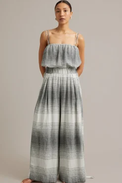 Linnebyxor wide fit