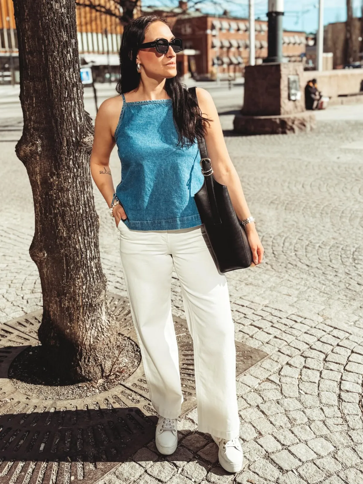 Linne i denim