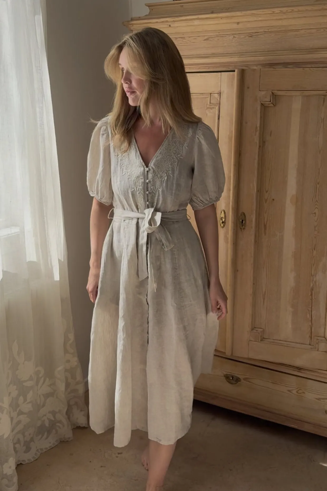 Linneklänning Newbie Woman