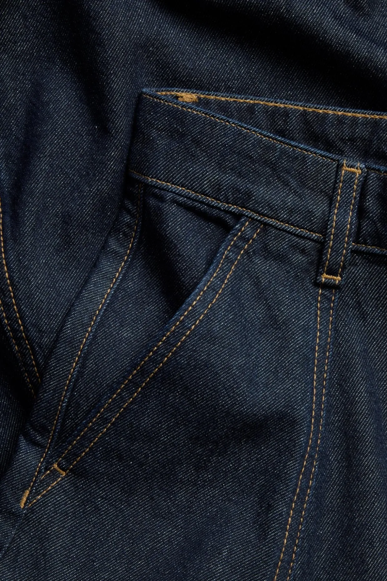 Lång jeanskjol