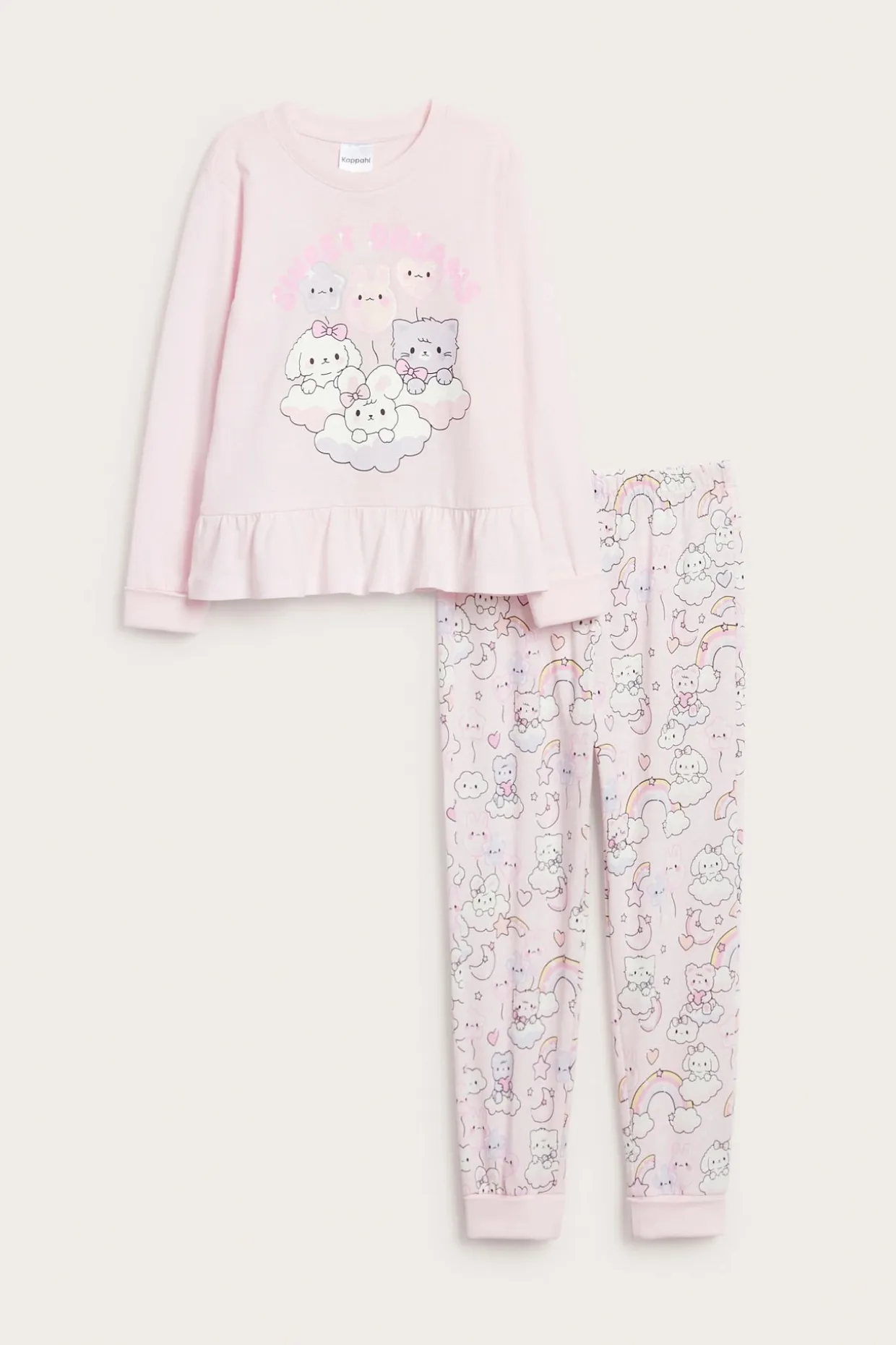 Långärmad pyjamas