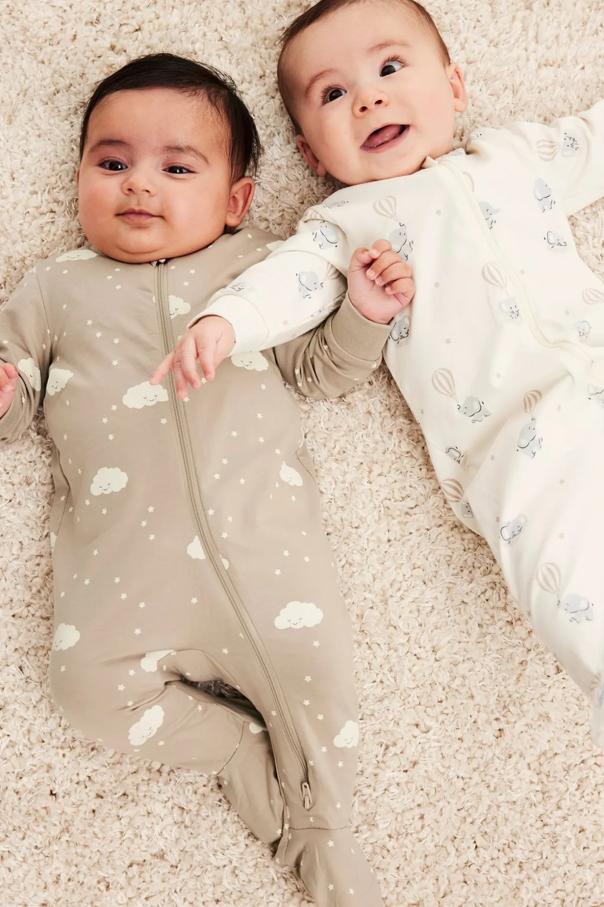 Långärmad pyjamas i 2-pack