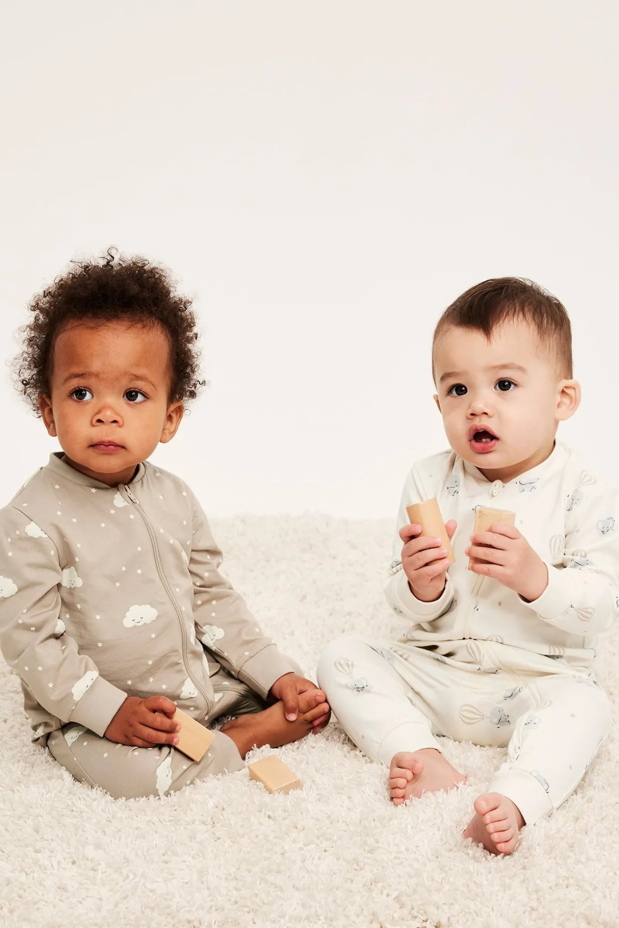 Långärmad pyjamas i 2-pack