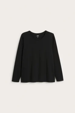 Långärmad t-shirt i bomull
