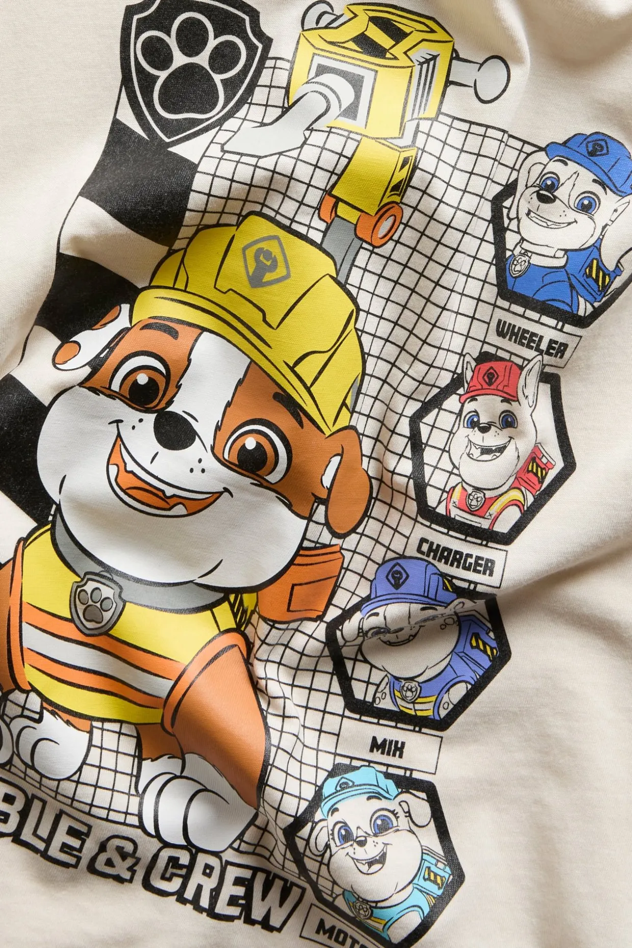 Långärmad t-shirt med Rubble från Paw Patrol
