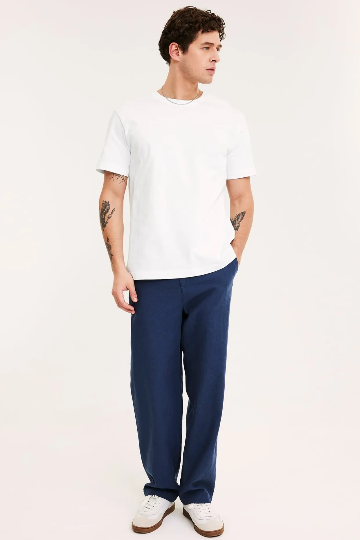Loose t-shirt i bomull