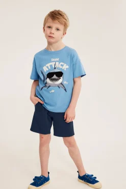 Mjukisshorts i bomull