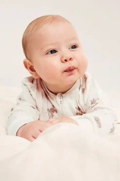Mönstrad babypyjamas i 2-pack