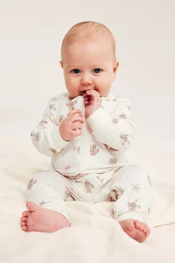 Mönstrad babypyjamas i 2-pack