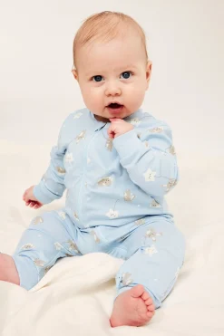 Mönstrad babypyjamas i 2-pack