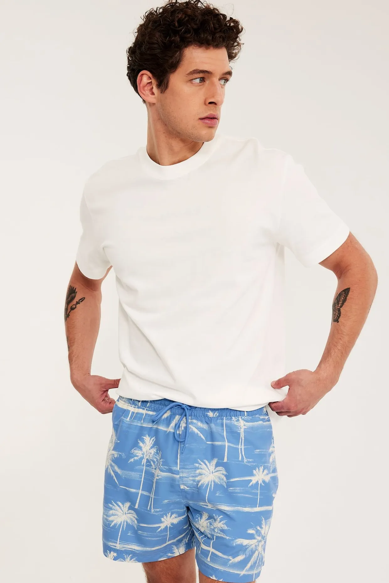 Mönstrade badshorts