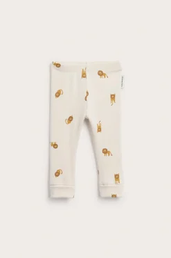 Mönstrade leggings med lejonmönster