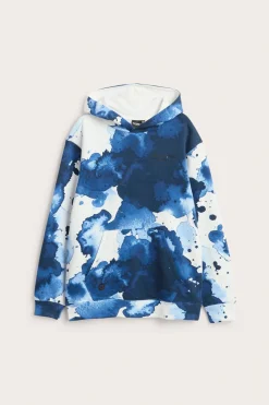 Mönstrad hoodie