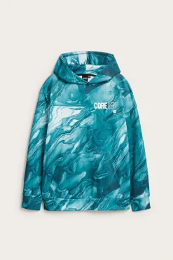 Mönstrad hoodie i WCT