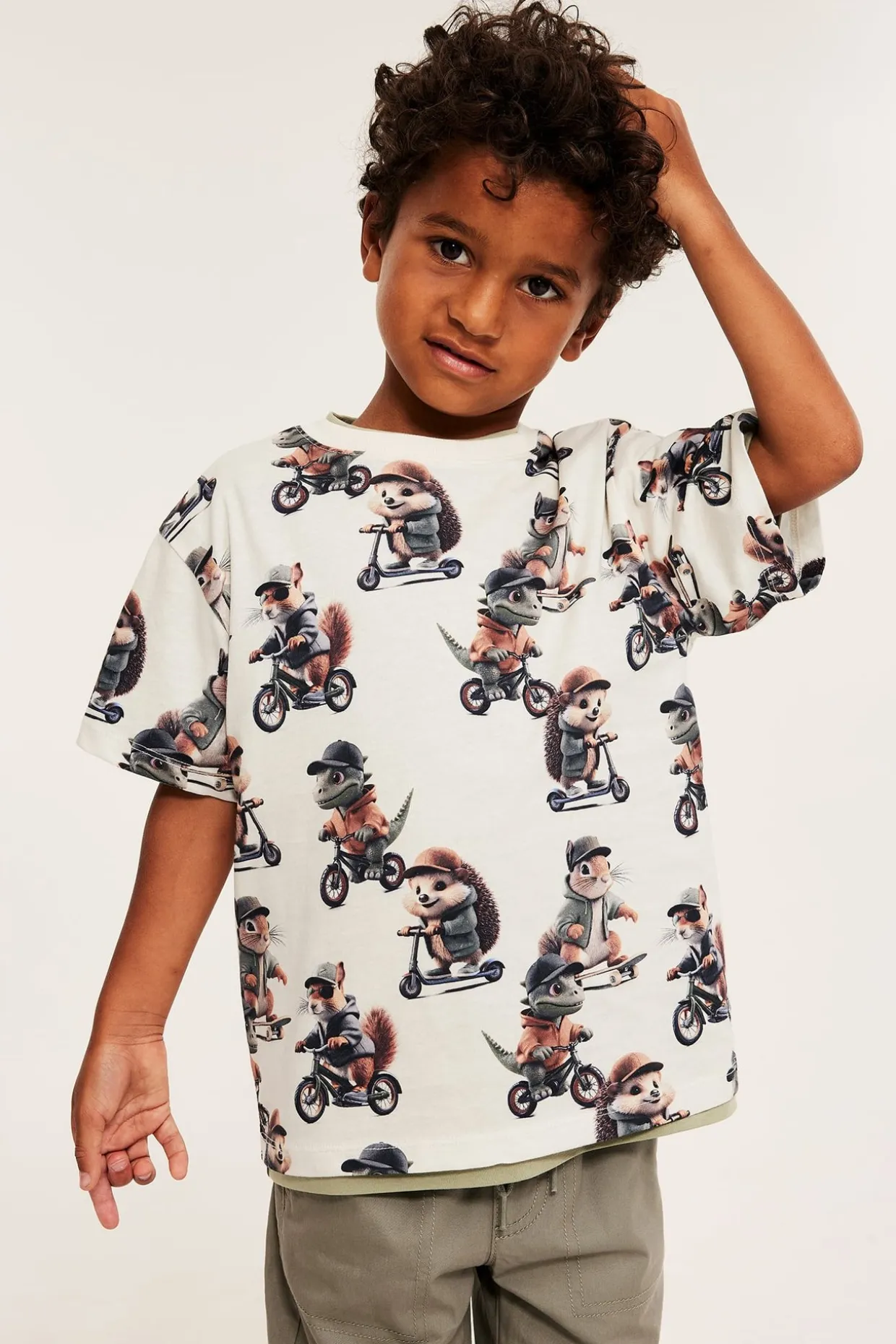 Mönstrad t-shirt