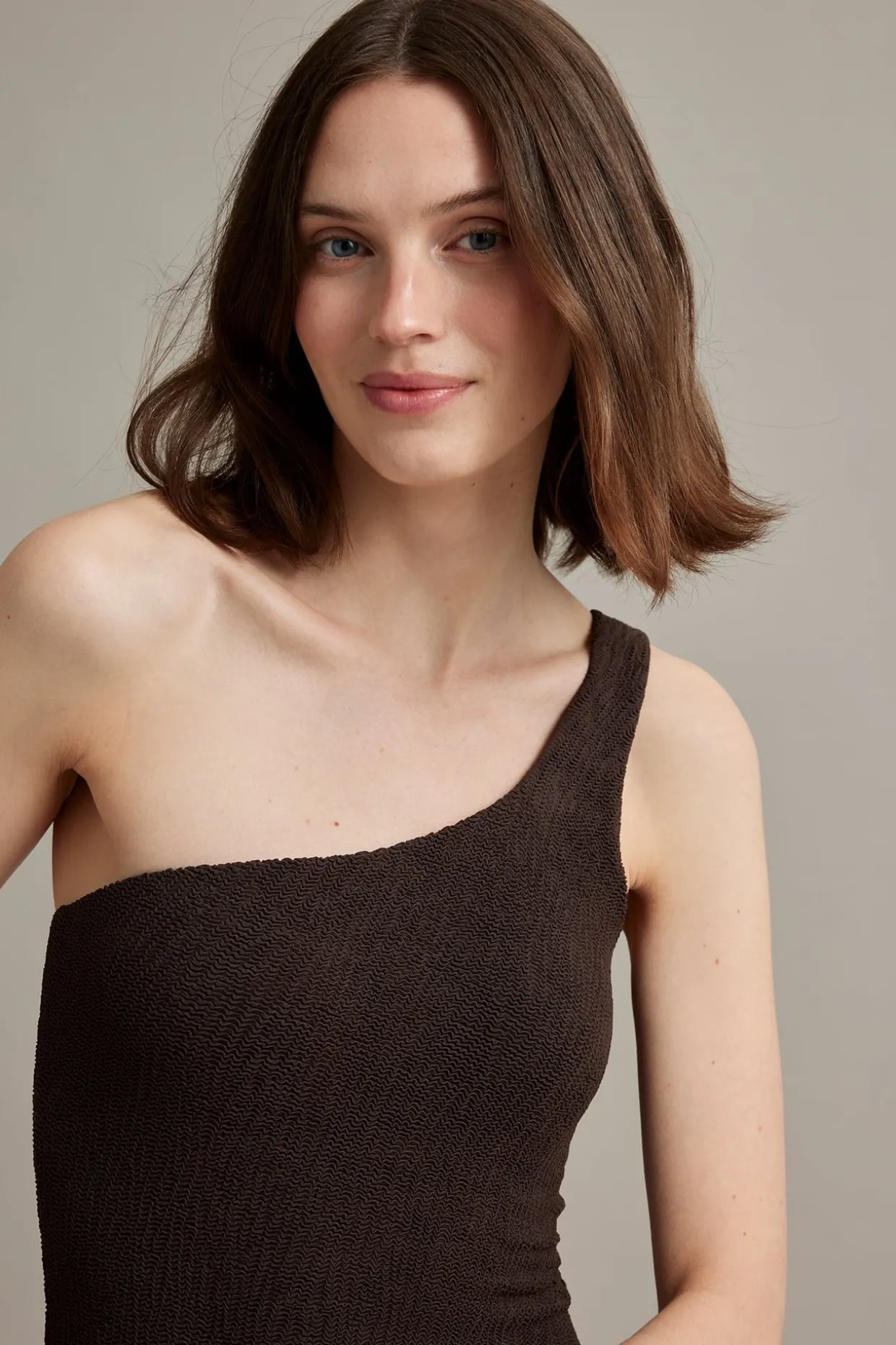 One shoulder baddräkt