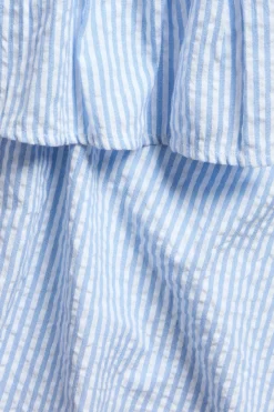 One shoulder-topp med volang