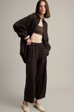 Oversized linneskjorta