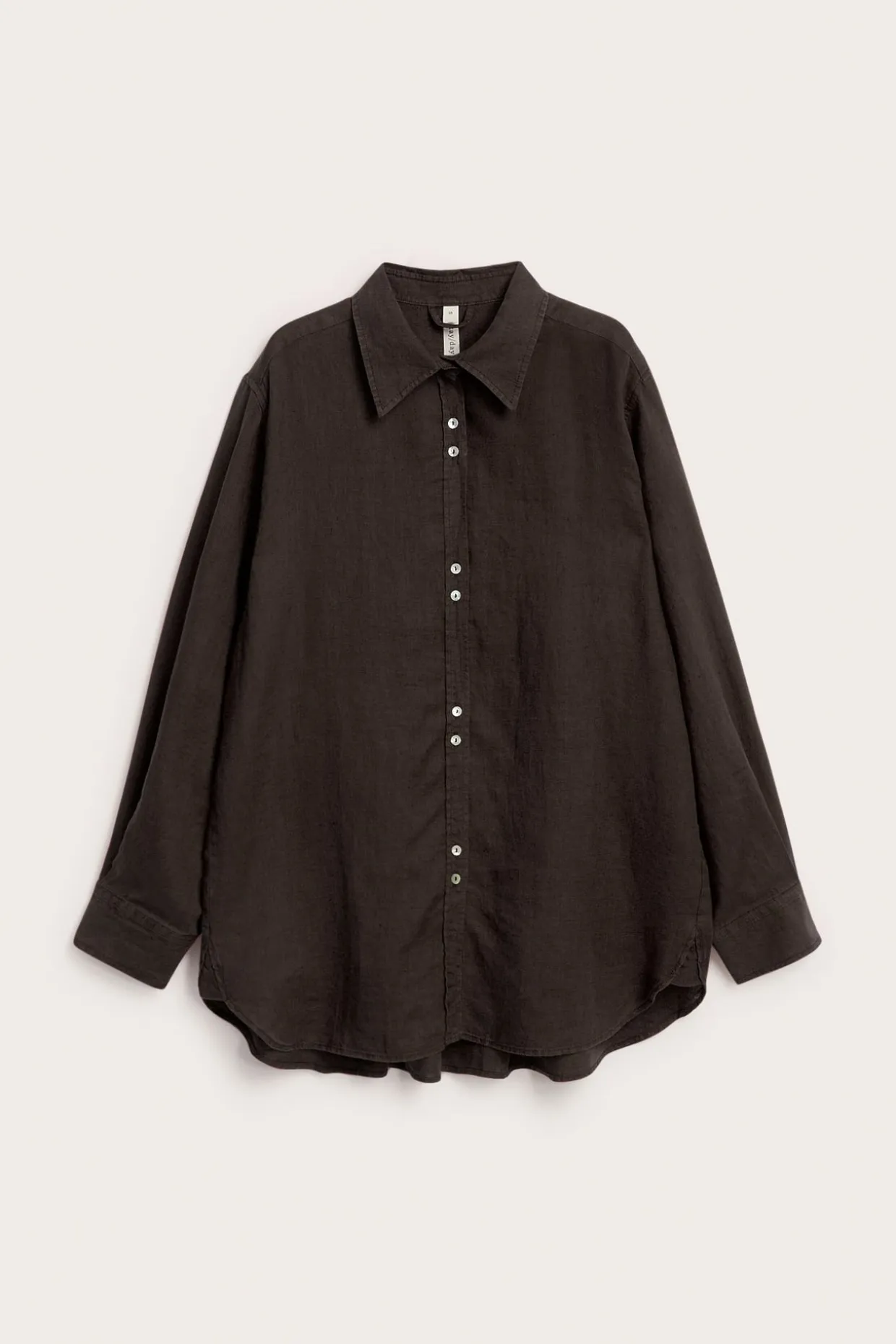 Oversized linneskjorta