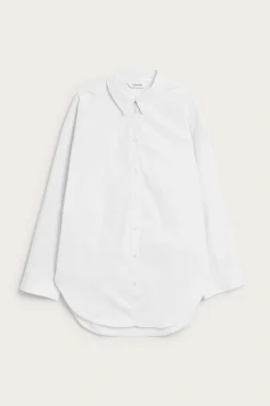 Oversized poplinskjorta