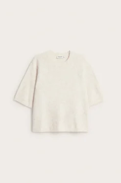 Oversized stickad t-shirt