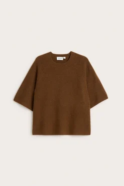 Oversized stickad t-shirt