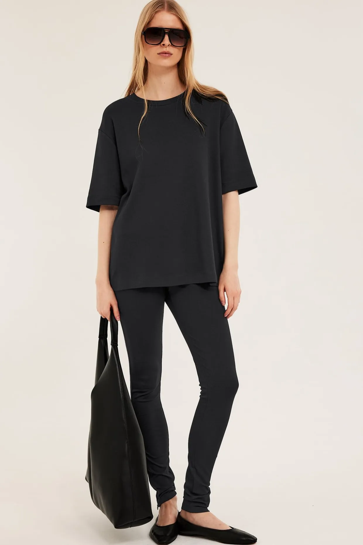 Oversized t-shirt i bomull
